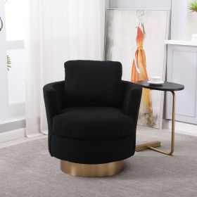 Teddy Swivel Barrel Chair, Swivel Accent Chairs Armchair for Living Room, Reading Chairs for Bedroom Comfy
